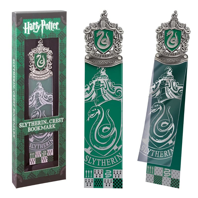 The Noble Collection Harry Potter Slytherin Crest Bookmark - Image 1